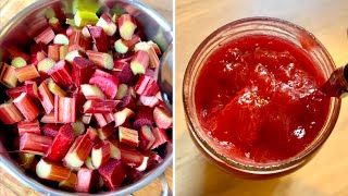 Confiture à la Rhubarbe shorts [upl. by Naraj]