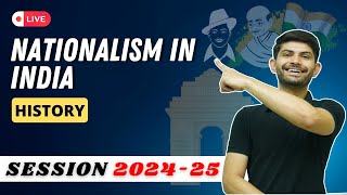 Nationalism in INDIA  Live Poll Session MIQs and PYQs  History Class 10 202425 [upl. by Carder]