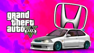 TODOS LOS HONDA de GTA 5 en 2024  Coches de GTA V en LA VIDA REAL DE PEOR A MEJOR GTA V [upl. by Scandura586]