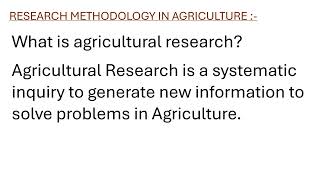 OVERVIEW OF RESEARCH METHODOLOGY IN VARIOUS AREAS [upl. by Johnstone975]