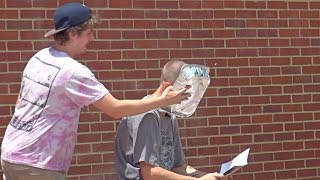 Giant Pie In The Face Prank [upl. by Ecela]