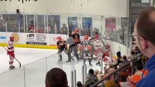 Telford Tigers vs Swindon Wildcats NIHL fight 26223 [upl. by Rolyak]