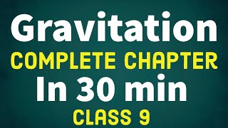 Gravitation one shot video class 9 science [upl. by Siramed]