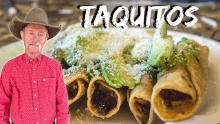 Easy Taquitos  Rolled Tacos Recipe [upl. by Arikehs656]