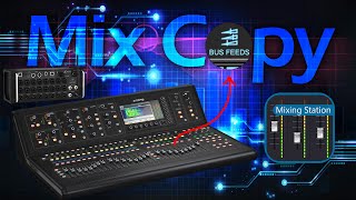 Copy monitor Sends on X32 amp XR181612  Mixing Station mix copy [upl. by Sill201]