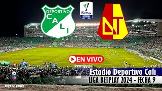 CALI VS TOLIMA En Vivo Hoy 🔴 Liga Betplay 2024 Fecha 9 Partido en vivo [upl. by Cerallua]