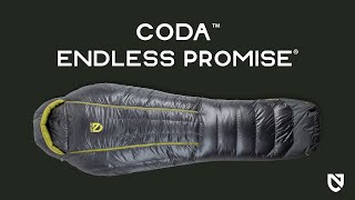 NEMO  Coda™ Genderless Endless Promise® Down Mummy Sleeping Bag [upl. by Charmane347]