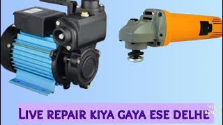 Moter repair  moter chek Kare  angle grinder repair  armature chenge kare gar Pe  radheelectric [upl. by Johppah990]