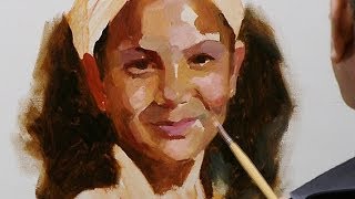 How to paint a portrait in oil paint Summary of the long video [upl. by Anikes658]