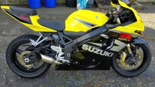 2004 Gsxr 750 RLS Shorty exhaust cold start [upl. by Barfuss777]