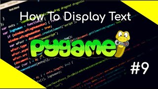 How To Display Text In Pygame  FH Coding [upl. by Jelle]