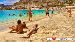 Gran Canaria Playa de Amadores Summer Beachwalk 2021  We❤️Canarias [upl. by Anetta]