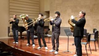 Canadian Brass  Just a Closer Walk 20150324 [upl. by Carnahan]