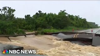 Deadly flooding in Brazil leaves 10 dead [upl. by Adnhoj]