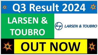 LARSEN AND TOUBRO Q3 results 2024  LT results today  LARSEN AND TOUBRO Share News  LT Share [upl. by Elizabet432]