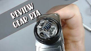 REVIEW GEAR RTA  ATOMIZADOR  VAPE  CIGARRO ELETRÔNICO [upl. by Yrogreg]