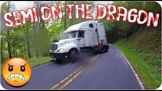 18wheeler stuck on the dragon [upl. by Thebault319]