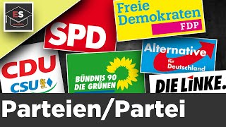 ParteienParteiParteiensystem  Einfach erklärt  NEUES VIDEO IN DER BESCHREIBUNG [upl. by Girard270]