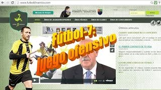 Fútbol7 Táctica  Juego ofensivo en 321 [upl. by Demott]