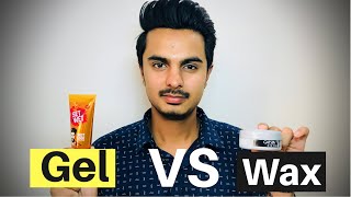 Difference between Hair Wax and Gel  Hair Wax VS Gel [upl. by Val]