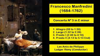 Francesco Manfredini 16841762  Concerto Nº 3 in E minor [upl. by Christin]