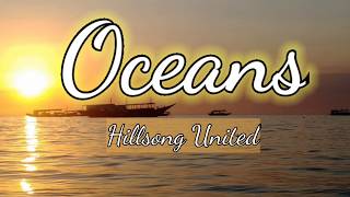 Oceans Karaoke  Lyric Video by Hillsong [upl. by Leisha]