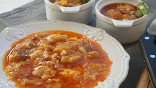 Sopa de ajo o sopa castellana Receta para aprovechar pan [upl. by Kieffer]