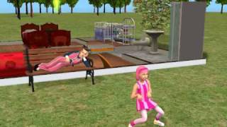 Sims Lazytown Bing Bang Dance [upl. by Asseret]