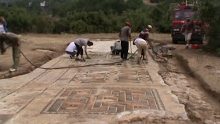 Enormous Roman Mosaic Unearthed in Turkey [upl. by Orozco]