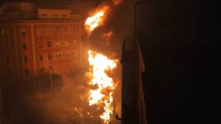 Fallas 2024 Cremà Falla especial Calle Sueca Llamada dame un Like fallas 2024 valencia video [upl. by Onifled933]