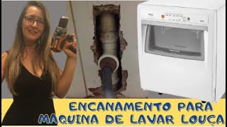 ENCANAMENTO PARA LAVA LOUÇAS  EMBAIXO DA PIA  DIY [upl. by Nur]