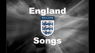 Englands Best Football Songs  HD W Lyrics ft Wonderwall Vindaloo etc [upl. by Gerard]