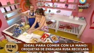 Recetas económicas y riquísimas Croquetas de ensalada rusa recicladamovmov [upl. by Steddman]