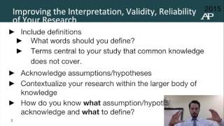 Lesson 4 Definitions Assumptions and Hypothesis [upl. by Chirlin796]