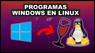 EJECUTAR PROGRAMAS DE WINDOWS EN LINUX  INSTALACION DE WINE EN UBUNTU 2004 [upl. by Adiell]