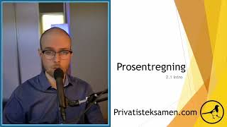 21 Prosentregning  Intro [upl. by Naves]