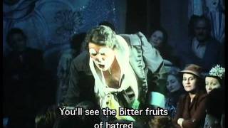 Pagliacci part 1  DomingoStratasZefferelli  English Subtitles [upl. by Adyaj]