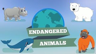 Endangered Animals  Science for Kids  PrimaryWorld [upl. by Wallack]