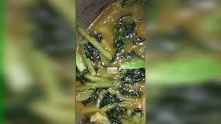 Ilish Mmacher matha diye Puishak spinach with hilsha fish recipe 😋😋👌👌👍👍 [upl. by Ahens]