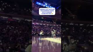 Tamron Hall is the most supportive tamronhall madisonsquaregarden harlemglobetrotters andycohen [upl. by Folberth120]