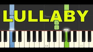 Lullaby  EASY Piano Tutorial  Johannes Brahms [upl. by Sidwohl]