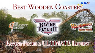 Ravine Flyer 2 ULTIMATE Review Ft InsaneCoasterJunkie [upl. by Nedyaj]