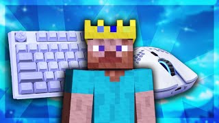 Relaxing Keyboard amp Mouse Sounds ASMR  Minecraft Bedwars PvP [upl. by Aihsele]