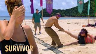 Survivor Cagayan  Reward Challenge Kicking amp Screaming [upl. by Eilrebma]