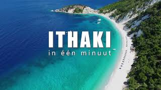 Ithaki Griekenland  Drone video vakantie Ithaki in één minuut 4K  Griekenlandnet [upl. by Awram]