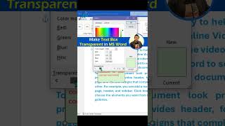 Make Text Box Transparent in Word 😮 – Quick Tutorial ⚡ Word Tips and Tricks 🔥 shorts [upl. by Tench]