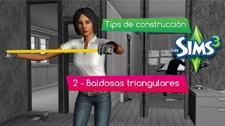 Tips de construcción 2 baldosas triangulares nivel básico [upl. by Nnahteb]