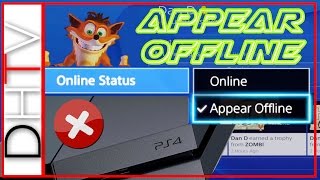 How To Appear Offline PS4 Playstation 4 [upl. by Kolnos107]