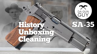 UNBOXING the SA35 John Brownings HiPower gun [upl. by Dnalor]