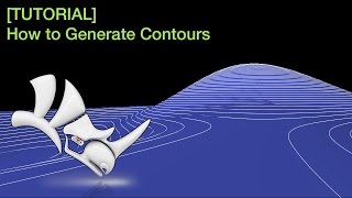 TUTORIAL How to Generate Contour Lines in Rhino [upl. by Eirameinna]